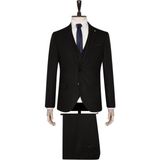 Süvari Slim Fit Siyah Yelekli Takım Elbise Erkekler İçin Şık ve Modern Tasarım - 56 / 6