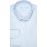 Süvari Slim Fit Soluk Mavi Erkek Gömlek - Orta Mavi
