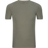 Süvari TS1014000221 O Yaka Slim Fit Petek Desenli Açık Yeşil Erkek T-Shirt - 2XL