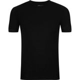 Süvari TS1014000221 O Yaka Slim Fit Petek Desenli Siyah Erkek T-Shirt - 2XL