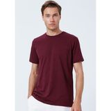 Süvari TS1014000239 O Yaka Düz Kırmızı Erkek T-shirt