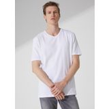 Süvari TS1014000276 O Yaka Düz Beyaz Erkek T-shirt