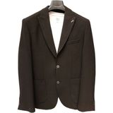 Süvari Vip Slim Kalıp Blazer Ceket Erkek Polyester Trend Dar Kalıp Siyah Cepli - 50