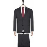 Süvari Yelekli Siyah Slim Fit Takım Elbise - 46 - 6 Drop