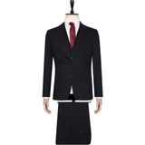 Süvari Yelekli Slim Fit Takım Elbise - 6 Drop - Lacivert - 52