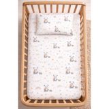 Suvay %100 Pamuk Lastikli Bebek Çarşafı | Park Yatak 60X120 70X110 70X120 Uyumlu - Tiny Boho - 70 x 120 cm