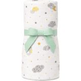 Suvay %100 Pamuk Müslin Bebek Battaniyesi - Çok Amaçlı Müslin Bebek Örtüsü - 90 x 90 cm - Krem - Mavi - Pembe - Mint Yeşili