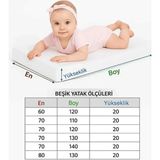 Suvay 80x130 Kapitoneli Bebek Çocuk Yatak Alezi Kapitone Fitted Su Sıvı Geçirmez Yatak Koruyucu Çarşaf Alez - Beyaz - 80 x 130 cm