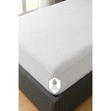 Suvay Bambu Desen Sıvı Geçirmez Alez 160x200 Çift Kişilik - Ultra Sessiz Fitted Yatak Koruyucu Premium - 160 x 200 cm - Beyaz