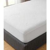 SUVAY Bambu Desen Sıvı Geçirmez Alez – Ultra Sessiz Fitted Yatak Koruyucu, Nefes Alabilen Premium Pamuklu Yatak Alezi (160x200)