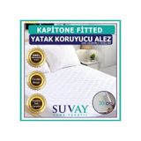 Suvay Kapitone Fitted Yatak Koruyucu Alez Pamuklu Yatak Alezi