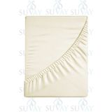 SUVAY Krem Bebek Lastikli Çarşaf %100 Pamuklu Penye Park Yatak | 60x120 | 70x110 | 70x120 | 70x130| 70x140