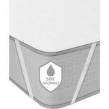 Suvay Micro Su Sıvı Geçirmez Lastikli Alez 120 x 200 Tek Kişilik Yatak Koruyucu Beyaz Renkli Yatak Alezi - 120 x 200 cm