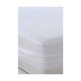 Suvay Microfiber Su Sıvı Geçirmez Fitted Alez 100x200 cm Tek ve Çift Kişilik Yatak Koruyucu Özellikli - 100 x 200 cm - Beyaz