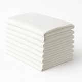 Suvay Pamuklu Fermuarlı İç Yastık Kılıfı 10'lu Set Beyaz 50x70 cm