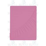 SUVAY Pembe Bebek Lastikli Çarşaf %100 Pamuklu Penye Park Yatak | 60x120| 70x110| 70x120| 70x130| 70x140
