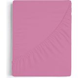 Suvay Pembe Renk Penye Lastikli Çarşaf 180x200 Çift Kişilik Pamuklu Lastikli Penye Çarşaf - 180 x 200