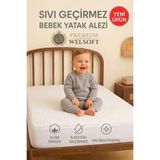 SUVAY Welsoft Sıvı Geçirmez Bebek Alezi Yumuşak Yatak Koruyucu - Park Beşik, Kreş ve Anaokulu Tipi Lastikli Fitted Alez