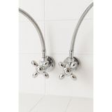 SUVİA Koç Taharet Musluğu 2’li Set + 50 cm Flex Hortum 2 Adet | Banyo WC Taharet Seti