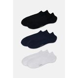 Suwen 3 Lü Paket Erkek Çorabı - Siyah/Beyaz/Lacivert - Standart