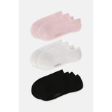 Suwen 3 Lü Paket Kadın Çorabı - Siyah/Beyaz/Pembe - Standart