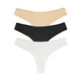 Suwen 3'lü Koton Brazilian String Külot
