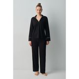 Suwen Betty Pijama Takımı - Siyah