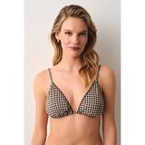 Suwen Betty Üçgen Bikini Üst - 40 - Siyah