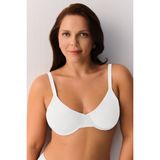 Suwen Contour Deluxe Desteksiz Balenli Sütyen - 90C - Beyaz