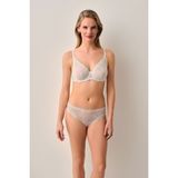 Suwen Cosmopolitan Dantelli Balenli Sütyen - 75C - Ekru