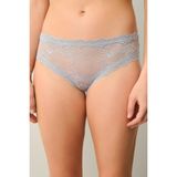 Suwen Cosmopolitan Dantelli Slip Külot - XL - Mavi