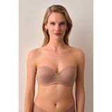 Suwen Diana Toparlayıcı Straplez Balenli Sütyen - 75B - Nude