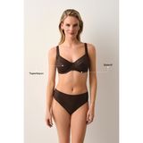 Suwen Disco Balenli Toparlayıcı Bikini Üst - 40 - Kahverengi