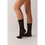 Suwen Fishnet Dantelli Soket Çorap Sc3052012 Siyah