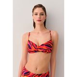 Suwen Flame Yarı Destekli Bikini Üstü - 38