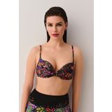 SUWEN Garden Önden Bağcıklı Full Dolgulu Bikini Üst