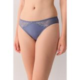 Suwen Geo Flower Dantelli Slip Külot - M - Mavi