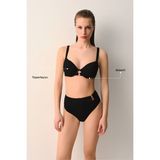 Suwen Gloria Kaplı Balenli Toparlayıcı Bikini Üst - 40 - Siyah