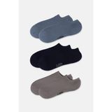 Suwen Görünmez 3 Lü Modal Sneaker Çorap - İndigo - Lacivert - Standart