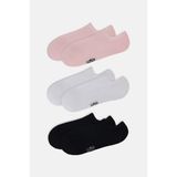 Suwen Görünmez 3 Lü Modal Sneaker Çorap - Standart - Siyah - Beyaz - Pembe