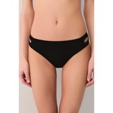 Suwen Iki Şeritli Bikini Alt - Siyah - 38