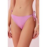 Suwen Ince Bağcıklı Bikini Alt - 40 - Lavanta