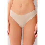 Suwen Invisible Lazer Kesim Brazilian String Külot - Ten