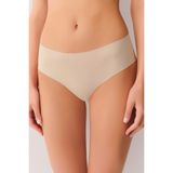 Suwen Invisible Lazer Kesim Midi Slip Külot - Ten