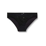 Suwen Kadın Latte Slip Külot, Siyah (Black 012), Na (Üretici Ölçüsü: S)