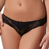 Suwen Kadın New Linda Lace Slip Külot, Siyah (Black 012), Na (Üretici Ölçüsü: Xxl)