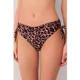 SUWEN Leopard Yanı Büzgülü Bikini Alt