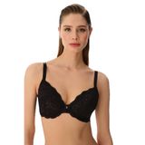 Suwen Linda Lace Balconette Siyah Kadın Sütyen