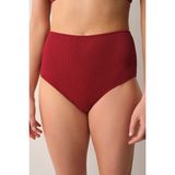 Suwen Mika Yüksek Bel Toparlayıcı Bikini Alt - 42 - Bordo