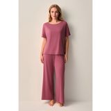 Suwen Mira Modal Pijama Takımı - Gül Rengi